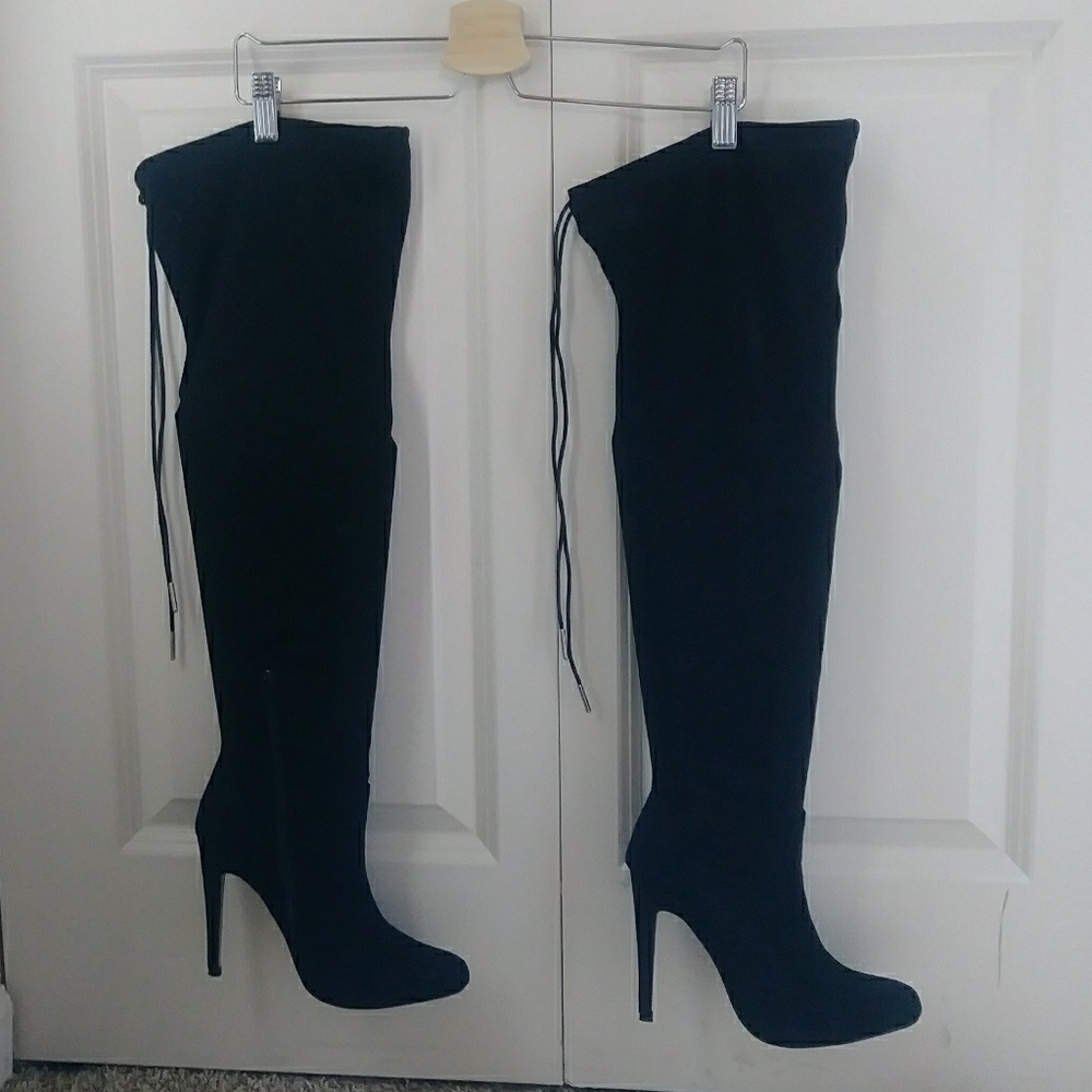 JustFab wide calf over the knee boots